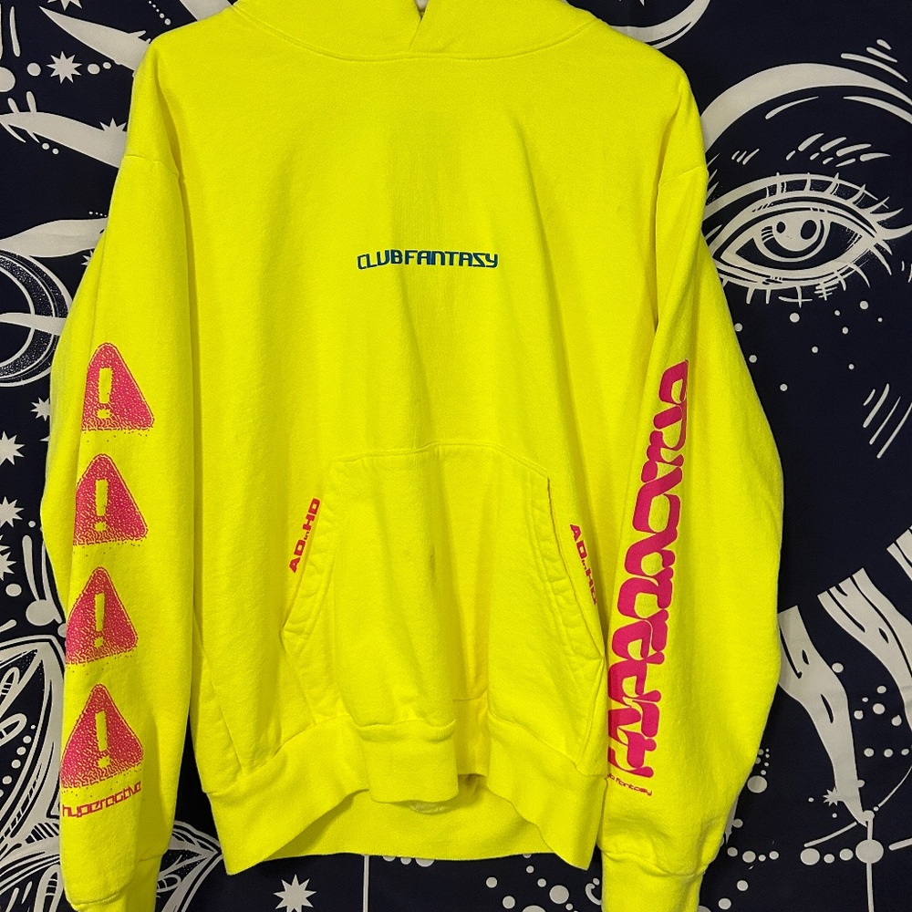 Club Fantasy Neon Yellow Sweatshirt